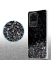 cadorabo Hülle für Samsung Galaxy S20 ULTRA Glitter in Schwarz mit Glitter