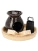 Home&Styling Collection Duftset mit Duftlampe, 5 Teile in Braun, (B) 13 x (H) 10 x (L) 17 cm