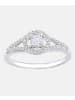 Diamant L'éternel Cluster-Ring aus 750 Weißgold mit 0.4 Karat Diamant