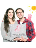 Mr. & Mrs. Panda Sofakissen Axolotl Tanzen mit Spruch in Grau Pastell
