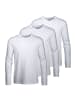 Man's World Langarmshirt in weiß