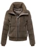 Navahoo Plüschjacke Schneepuder 14 in Stone Brown