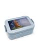 Mr. & Mrs. Panda MEPAL Bentobox Fledermaus Sitzen Design mit Spruch in Blau Pastell