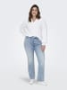 ONLY Carmakoma Flared fit jeans in Light Blue Denim