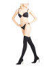 Falke Overknees Striggings in Black