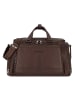 Piquadro Carl Reisetasche Leder 51 cm Laptopfach in dark brown