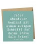 Mr. & Mrs. Panda Grußkarte Spruch Alleine Reisen Unternehmen mit... in Meeresbrise