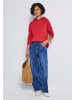 Street One Sweatshirt mit Kapuze in Rot