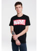 Logoshirt T-Shirt Marvel Logo in schwarz