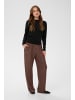 SAINT TROPEZ Casual Hose NoriaSZ Lockere Passform in Dark Oak