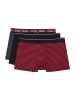 HOM Boxer Briefs 3-Pack Matt #2 in black/black stripes/grey