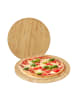 relaxdays 2 x Pizzateller in Natur - Ø 32 cm