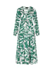 faina Damen Kleid in Grün Wollweiss