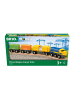 Brio Brio Aktionsspiel Güterzug mit drei Waggons in bunt