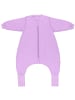 Schlummersack Schlafsack mit Füßen, umklappbaren Bündchen und Ärmeln, 1.0 TOG in Lavendel