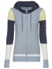 Kangaroos Kapuzenstrickjacke in blau-weiß