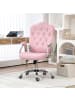 Vinsetto Bürostuhl-61L x 61B x 104-114H cm-Rosa