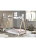 58 aufm Kessel TIPI Karyn 146x131x84 aus Massivholz in Weiß/Natur