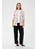 Soaked in Luxury Blazer SLShirley Casual fit in Whitecap Gray Floral Print