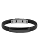 Adeliás Unisex Armband – Silikonarmband aus Silikon 19 cm in schwarz