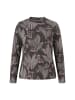 Ulla Popken Sweatshirt in schwarzbraun