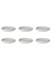 Butlers Appetizerteller BOOGY 6er-Set in Creme