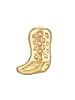 Glanzstücke München Piercing Cowboystiefel aus Sterling Silber in gelbgold