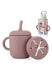 Reer 2in1 Trink- und Snackbecher rosa in Rosa ab 12 Monate