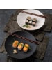 Villeroy & Boch Schale flach Manufacture Rock ø 23,5 cm schwarz in schwarz