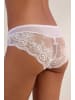 LASCANA Slip in weiß-rosa