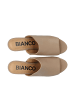 Bianco Mules in Nougat