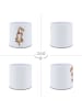 Mr. & Mrs. Panda Pflanztopf Hund Streicheln ohne Spruch in Weiß
