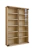 VCM  Holz CD DVD Stand Regal Schrank Roma Glastür in Sonoma-Eiche (Sägerau)