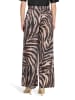 Vera Mont Marlene-Hose mit Animalprint in Brown/Cream