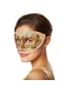 tectake Elegante Halbmaske in Einheitsgröße, creme