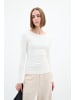 InWear Langarm-Shirt RovinaIW Tight fit in Whisper White