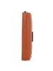 mano Donna Giulia Geldbörse Leder 13 cm in cognac