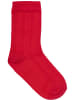 Minymo Kinder Socken "Socks with Knit (5-Pack)" in Rot