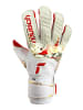 Reusch Torwarthandschuhe Attrakt Gold X GluePrint in 1011 white/gold/fiery red