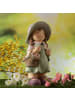 MARELIDA Dekofigur Mädchen Klara mit Blumenkorb Gartendeko H: 39cm in bunt
