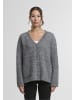 Noisy may Noisy may Gestrickte Strickjacke in medium grey melange