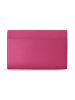 Lazarotti Bologna Leather Clutch Umhängetasche Leder 23 cm in hot pink