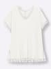sheego Longshirt in ecru