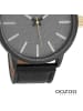 Oozoo Analog-Armbanduhr Oozoo Timepieces schwarz extra groß (ca. 48mm)