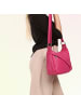 Toscanto Leder Schultertasche Toscanto Tasche pink, fuchsia ca. 35cm