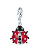 Rafaela Donata Charm Marienkäfer aus Sterling Silber mit Zirkonia in silber