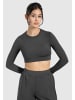 SMILODOX Longsleeve Tisha in Anthrazit