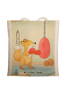Mr. & Mrs. Panda Shopper Bag Fuchs Boxen Design ohne Spruch in Weiß