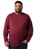 Men Plus Kurzarm T-Shirt in aubergine