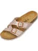palado Pantoletten in rosa metallic